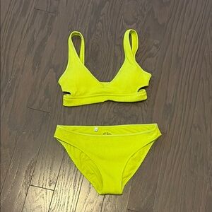 Vibrant Lime Green Bikini Set